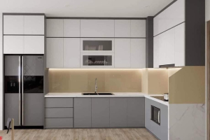 Thi công tủ bếp gỗ công nghiệp – Giải pháp tối ưu cho không gian bếp hiện đại